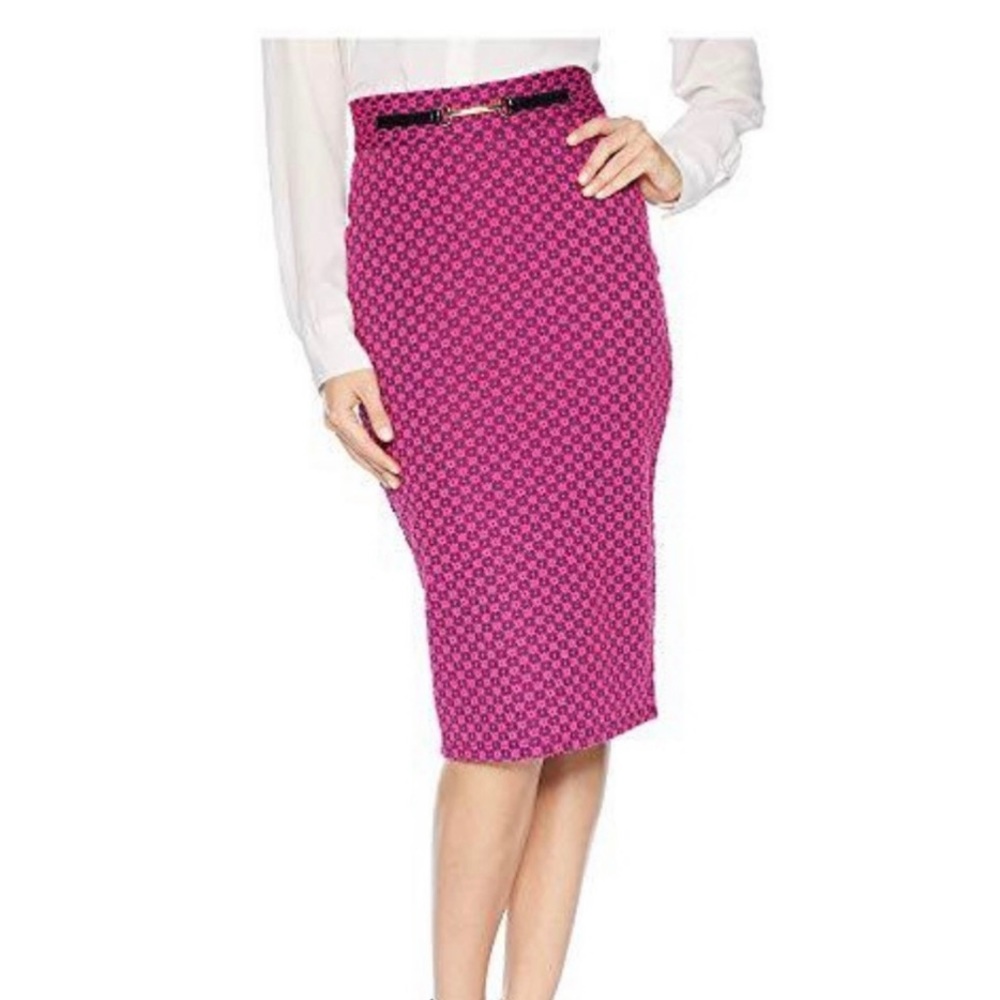 Juicy Corture Cosmonaut Geo Jacquard Pencil Skirt